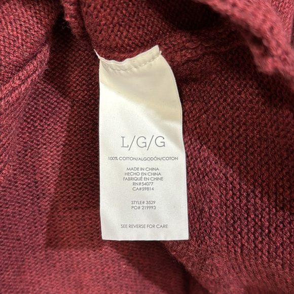 CAbi Burgundy Cardigan Sweater - Picture 4 of 6